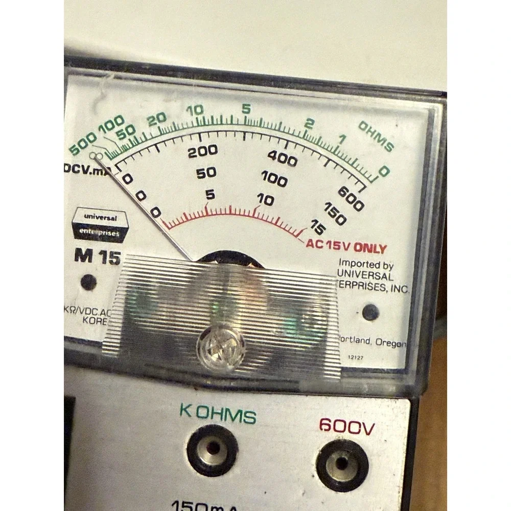 voltage tester Universal M-15, Missing Wires